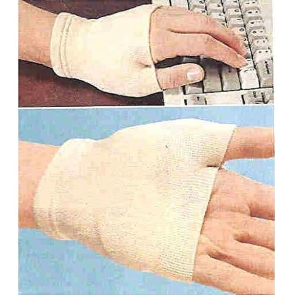 Gel Left Hand Support Glove for Pain, Wrist Sleeve and Finger Compression Brace